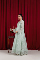 Manahils Stitched Formals K-160-Mint Green