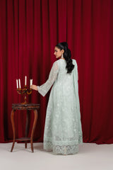 Manahils Stitched Formals K-160-Mint Green