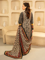 TNG By MD Ikat Dot Odhni Black