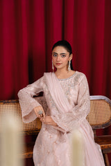 Manahils Stitched Formals K-160-Peach