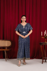 Manahils Stitched Wa 03-Navy Blue