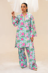 Fleur Co Ords By Sheenora Stitched 2 Piece Lawn Silk Collection'2025-HAZEL