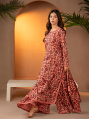 Tng By Md Stitched Baag Collection-Sargoshi | Gharara | Pink