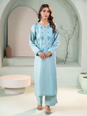 Tng By Md Stitched-Afrozeh | Co-Ord Set | Aqua Blue