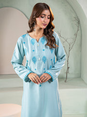 Tng By Md Stitched-Afrozeh | Co-Ord Set | Aqua Blue