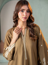 Tng By Md Stitched-Henna | Co-Ord Set | Khaki