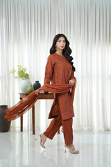 Dhaga Stitched 2 Piece Summer Suit-Amal