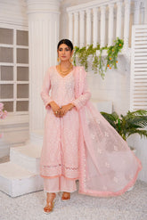 Threads & Weaves 3 Pc Embroidered Lawn Suit-L23106