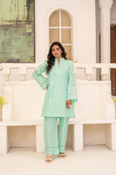 Sada Bahar By Abeera Stitched 2 Piece Emb Premium Cotton Collection'2025-SB-01
