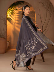 Tng By Md Odhni Collection-Gehrai Odhni Black