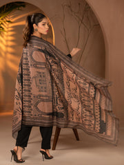 Tng By Md Odhni Collection-Taj Mahal odhni (Brown)