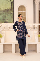 Sada Bahar By Abeera Stitched 2 Piece Emb Premium Cotton Suit-SB-04