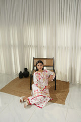 Dhaga Stitched 2 Piece Poly Cambric Suit-Fiora