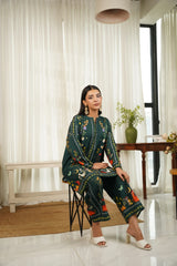 Dhaga Stitched 2 Piece Crepe Collection'2025-Jade