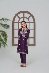 Khayat Stitched Co Ords Summer Lawn Cotton Suit-Elara