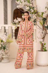 Zar E Gul By Abeera Stitched 2 Piece Poly Lawn Collection'2025-ZG-04