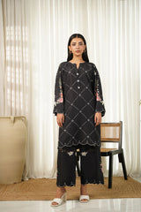 Dhaga Stitched 2 Piece Poly Cambric Suit-Cyrille