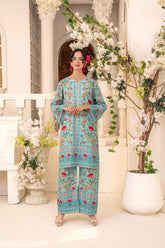 Zar E Gul By Abeera Stitched 2 Piece Poly Lawn Suit-ZG-06