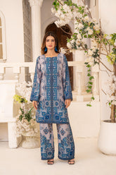 Zar E Gul By Abeera Stitched 2 Piece Poly Lawn Collection'2025-ZG-07