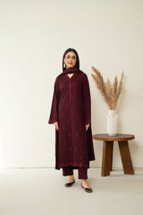 Tiraz Stitched 3 Piece Winter Suit-Sehrab