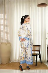Dhaga Stitched 2 Piece Crepe Suit-Mysie