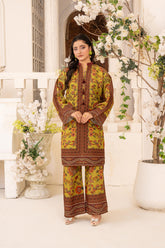 Zar E Gul By Abeera Stitched 2 Piece Poly Lawn Collection'2025-ZG-08