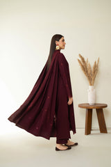 Tiraz Stitched 3 Piece Winter Suit-Sehrab