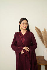 Tiraz Stitched 3 Piece Winter Suit-Sehrab