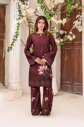 Gulkar By Abeera Stitched 2 Piece Printed Poly Lawn Collection'2025-GK-01