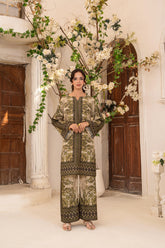 Zar E Gul By Abeera Stitched 2 Piece Poly Lawn Suit-ZG-09