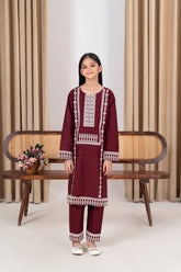 Khayat Stitched 2 Piece Cambric Winter Collection'2025-Garnora - 2 Pc