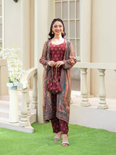 Tng By Md Stitched 3 Piece-Aina Shrug Set
