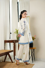 Dhaga Stitched 2 Piece Poly Cambric Collection'2025-Amelia