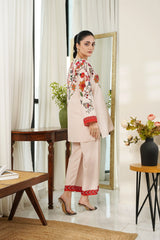 Dhaga Stitched 2 Piece Crepe Suit-Leora