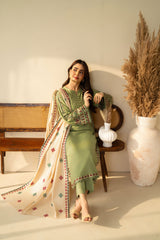 Tiraz Stitched 3 Piece Winter Suit-Suroor