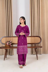 Khayat Stitched 2 Piece Cambric Winter Collection'2025-Banafsaj 2Pc