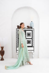 Manahils Stitched Formals Sw 04-Pastel Green