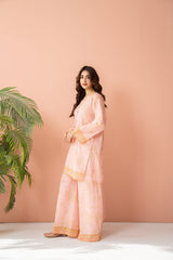 Tiraz Stitched 3 Piece Summer Suit-Ayra - 3pc