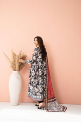 Tiraz Stitched 3 Piece Summer Suit-Afsana - 3pc