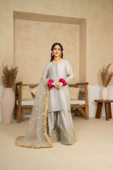 Tiraz Stitched 3 Piece Formals Suit-Zimal