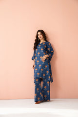 Tiraz Stitched 2 Piece Summer Suit-Sahiba - 2pc