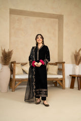 Tiraz Stitched 3 Piece Formals Suit-Koh-e-Noor