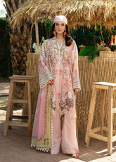 Cocktail By Sardinia Unstitched 3 Piece Summer Collection-PINK PUNCH
