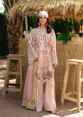 Cocktail By Sardinia Unstitched 3 Piece Summer Collection-PINK PUNCH