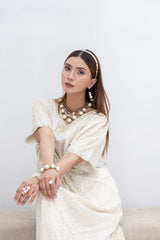 Manahils Stitched Formals Wa 03-Off White