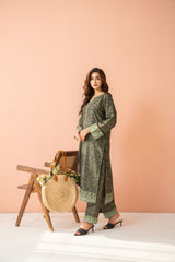 Tiraz Stitched 3 Piece Summer Suit-Gulzaar - 3pc