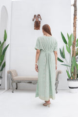 Manahils Stitched Formals Wa 03-Pastel Green