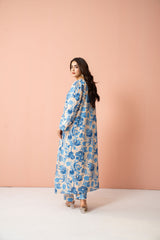 Tiraz Stitched 2 Piece Summer Suit-Neelam - 2pc