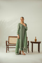 Diva By Zouj Unstitched 3 Piece Luxury Chiffon Collection'2025-Frosted Patel