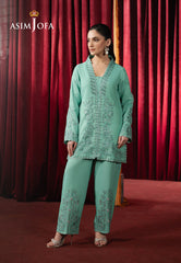 Asim Jofa Premium Festive Ajpf-11 Embroidered Organza 2 Pcs